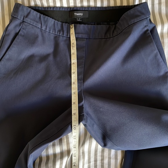 Theory pants, navy blue, size 0, elastic band - Picture 13 of 15